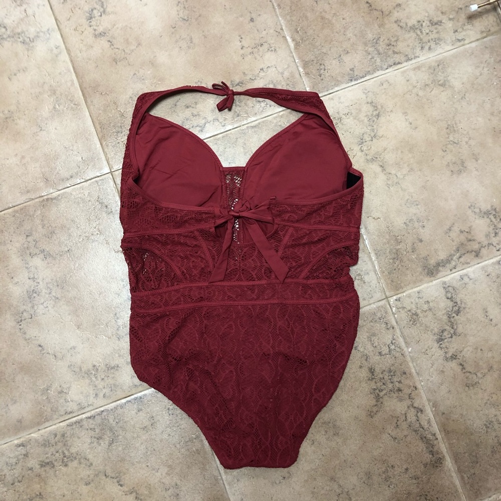 Becca Plus Size Color Play Crochet Swim - Picture 7 of 7